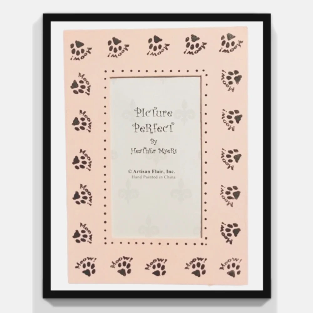 Cat Photo Frame by Heather Myers